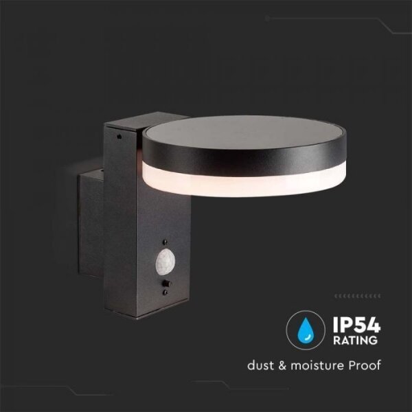 LED lampă solară de perete exterior cu senzor LED/5,5W/3,7V 3000K IP54