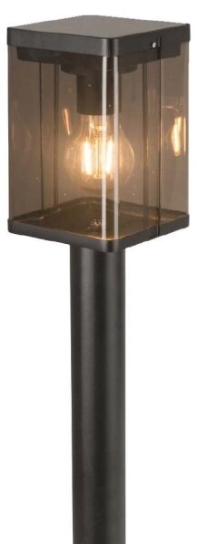 Lampă solară LED exterior cu senzor, 2,5W, 3,7V, 3000K, IP54, 2000 mAh, negru