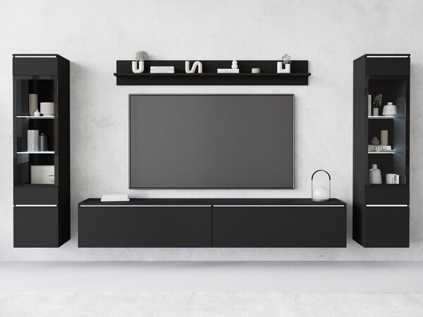 Mobilier living Selwyn II (cu iluminare) (grafit). 1122971