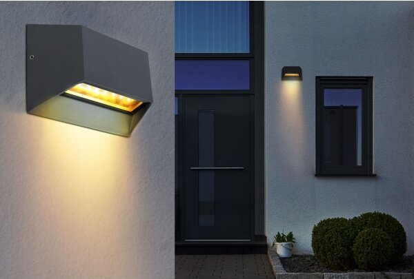Aplică LED de exterior HONNA LED/7W/230V IP54 antracit Globo 34175