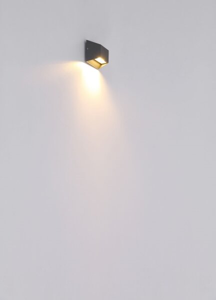 Aplică LED de exterior HONNA LED/7W/230V IP54 antracit Globo 34175
