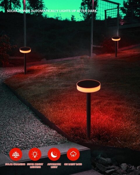 Immax NEO 07910L-LED RGB lampă solară LED 1W 5V rotundă IP54 Tuya dimabilă