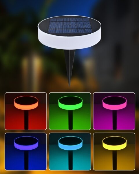 Immax NEO 07910L-LED RGB lampă solară LED 1W 5V rotundă IP54 Tuya dimabilă