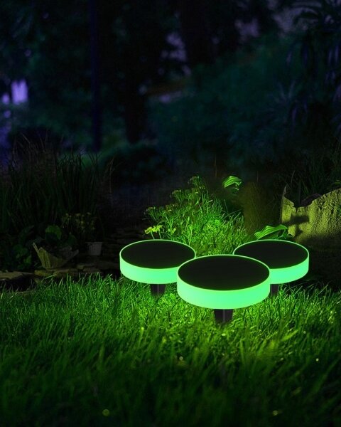 Immax NEO 07910L-LED RGB lampă solară LED 1W 5V rotundă IP54 Tuya dimabilă