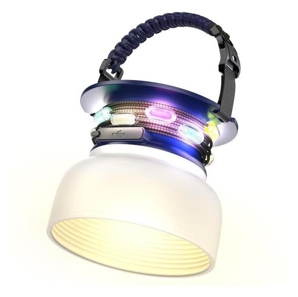 Lampă LED RGB solară portabilă reîncărcabilă LED/10W/5V 3600 mAh IP65