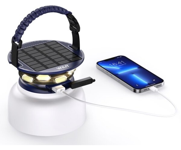 Lampă LED RGB solară portabilă reîncărcabilă LED/10W/5V 3600 mAh IP65