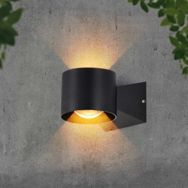 Aplică LED de exterior LED/5W/230V 3000K IP65 negru