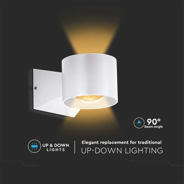 Aplică LED de exterior LED/5W/230V 3000K IP65 alb