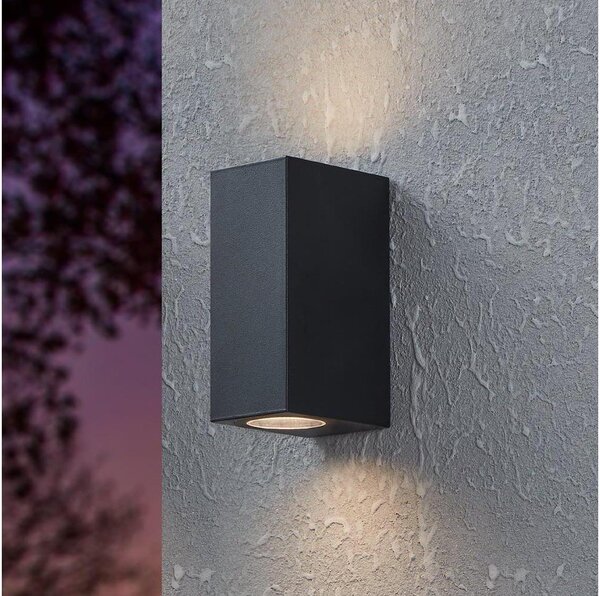 Aplică LED de exterior JABAGA 2xGU10/4,6W/230V IP44 Eglo 900276