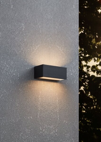 Aplică LED de exterior SPONGANO 2xLED/5W/230V IP65 Eglo 900885