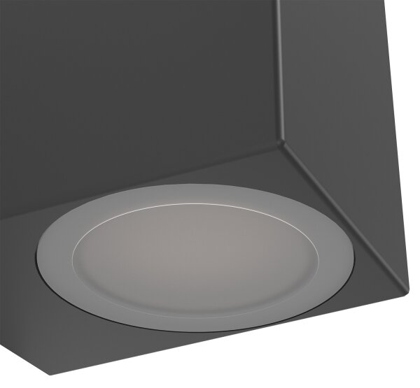 Aplică LED de exterior JABAGA 2xGU10/4,6W/230V IP44 Eglo 900276