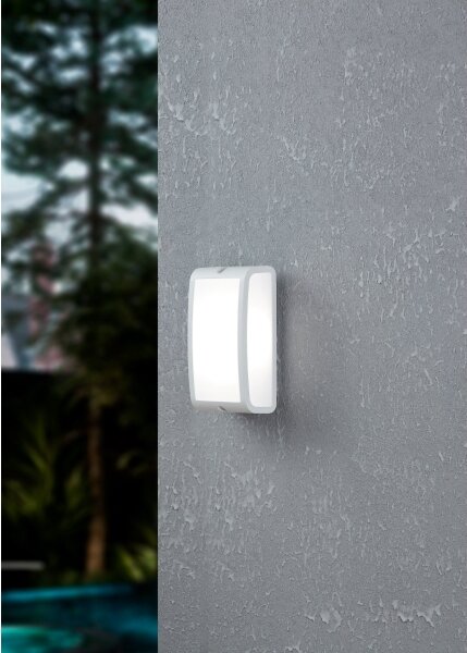 Aplică LED de exterior CAMARDA LED/10,5W/230V alb IP54 Eglo 900807
