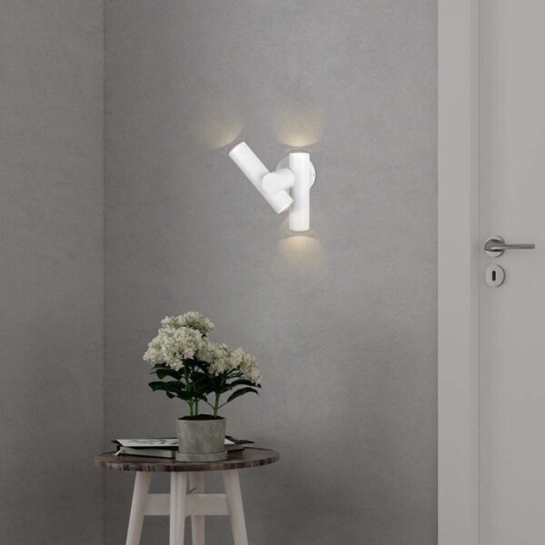 LED Aplica de perete exterior 2xLED/3W/230V 4000K IP44 albă