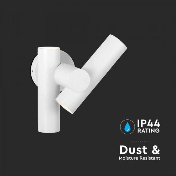 LED Aplica de perete exterior 2xLED/3W/230V 4000K IP44 albă