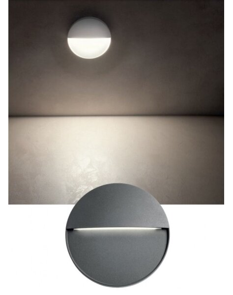 Aplică LED de exterior LANDER LED/6W/230V IP54 antracit Redo 90477