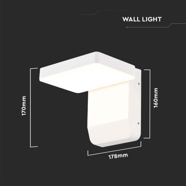 LED Aplica flexibilă exterior 17W 230V IP65 3000K albă
