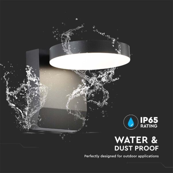 LED Aplica flexibilă exterior 17W 230V IP65 3000K negru