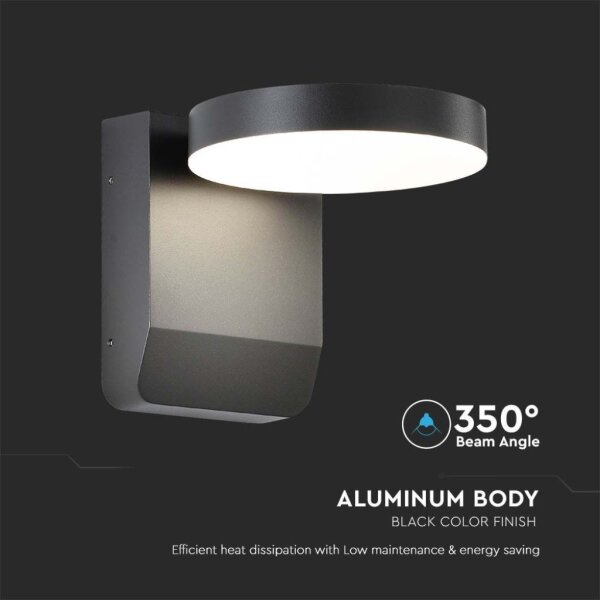 LED Aplica flexibilă exterior 17W 230V IP65 3000K negru