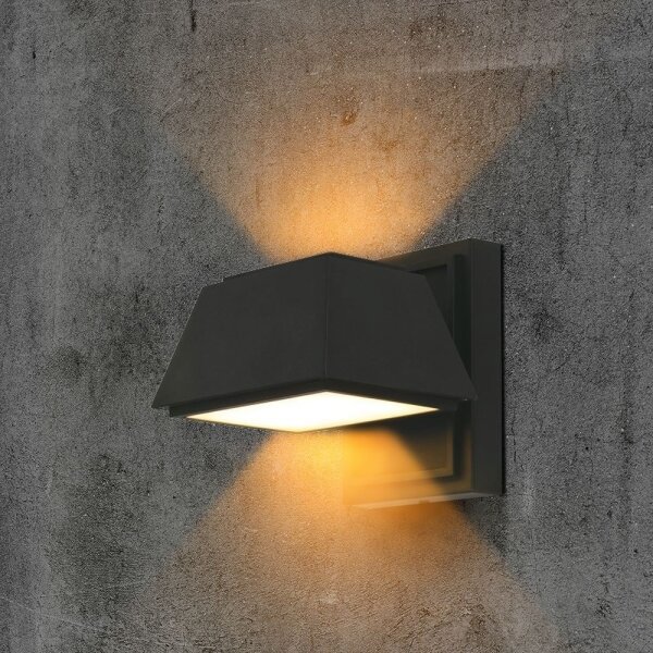 Aplică LED de exterior LED/15W/230V IP65 4000K negru