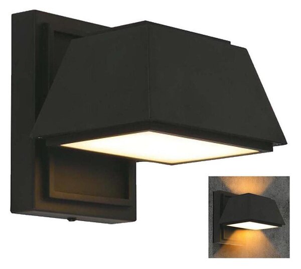 Aplică LED de exterior LED/15W/230V IP65 4000K negru