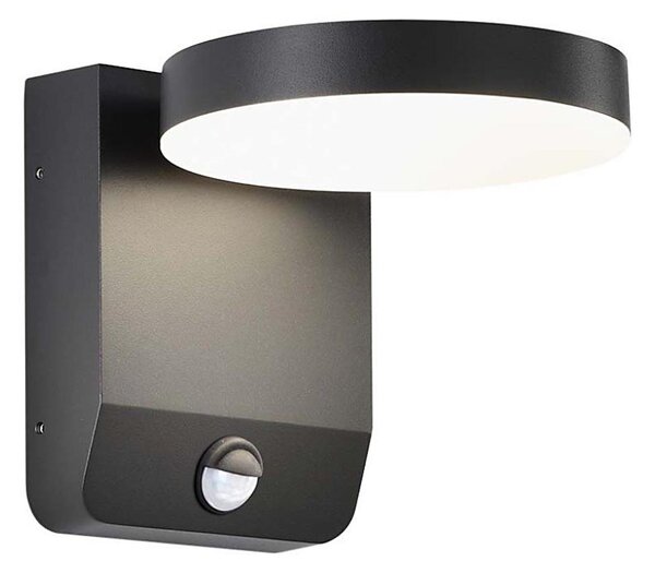 Aplică LED de exterior cu senzor LED/17W/230V 4000K negru