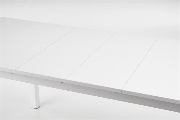 Masă de sufragerie extensibilă 160-228 cm Fapo (alb) (pentru 6 8 persoane). 1049121