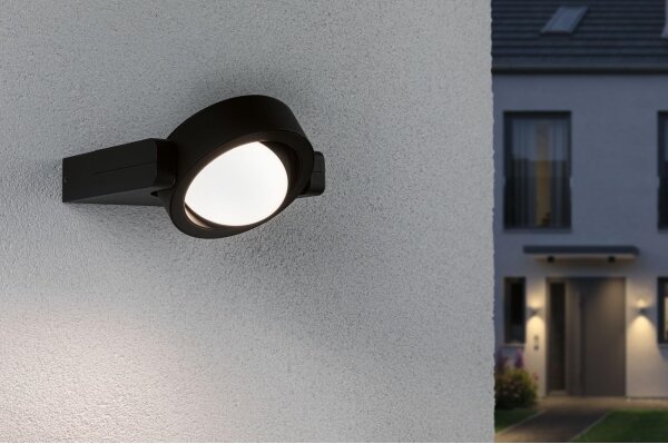 Aplică de exterior Paulmann 94406 LED/8W IP44 SWIVEA 230V