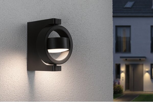 Aplică de exterior Paulmann 94406 LED/8W IP44 SWIVEA 230V