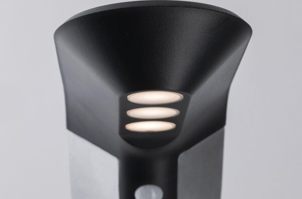 Paulmann 94252 - Lampă solară LED 1,2W IP44 cu senzor SOLEY 3,7V pentru exterior
