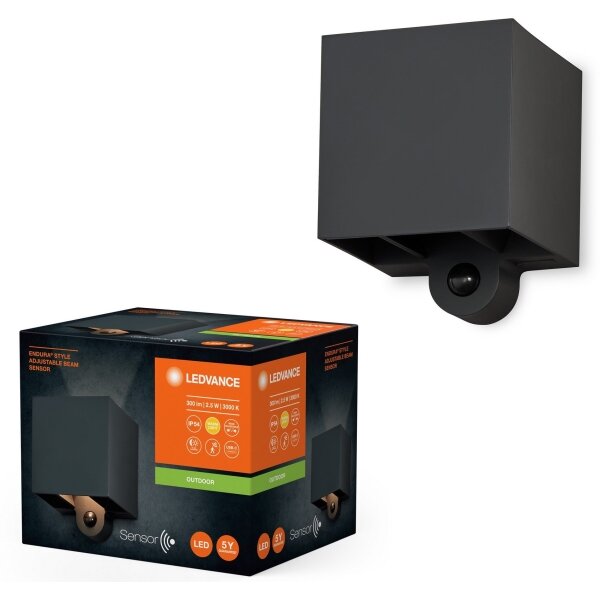 Aplică LED de exterior cu senzor Ledvance ENDURA STYLE LED/2,5W/5V IP54