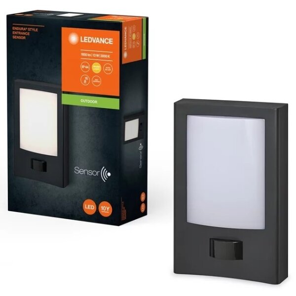 Aplică LED de exterior cu senzor Ledvance ENDURA STYLE LED/13W/230V