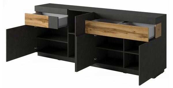 Comodă Stacey Typ 25 (matera + stejar wotan). Promo -15%. 1030478
