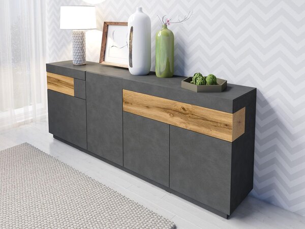 Comodă Stacey Typ 25 (matera + stejar wotan). Promo -15%. 1030478