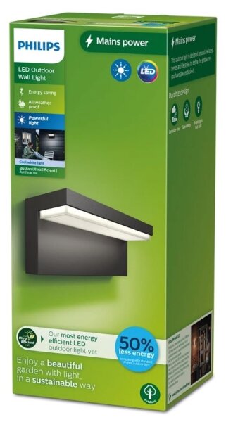 Aplică LED de exterior Philips BUSTAN LED/3,8W/230V 4000K IP44