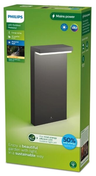 Lampă LED de exterior Philips BUSTAN LED/3,8W/230V 40 cm IP44
