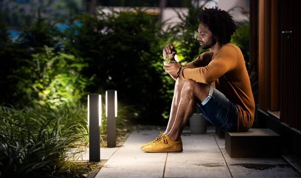 Lampă LED de exterior Philips STRATOSPHERE LED/3,8W/230V 42 cm 2700K IP44