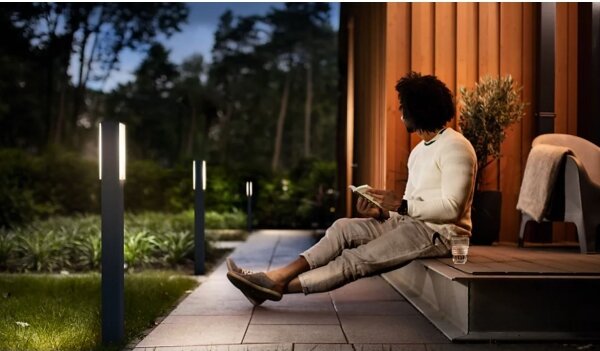 Lampă LED de exterior Philips STRATOSPHERE LED/3,8W/230V 77 cm 2700K IP44
