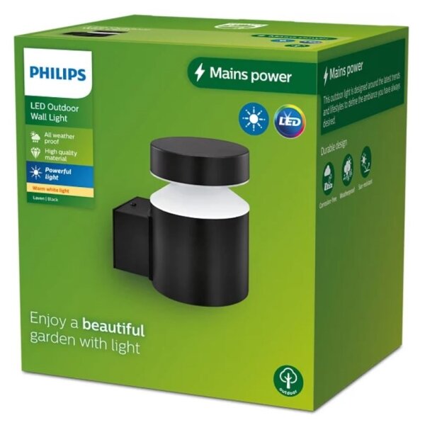 Aplică LED de exterior Philips LAVEN LED/6W/230V 2700K IP44