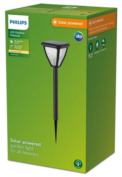 Philips - Lampă solară LED VAPORA 1,5W 3,7V 1500mAh IP44