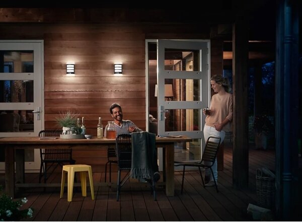 Aplică LED de exterior cu senzor Philips PYTHON LED/3,8W/230V IP44
