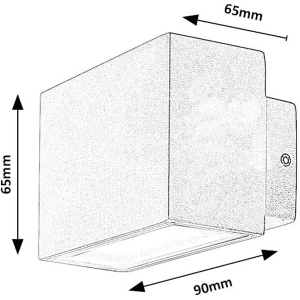 Aplică LED de exterior Rabalux 77074 MATARO LED/7W/230V IP54 alb