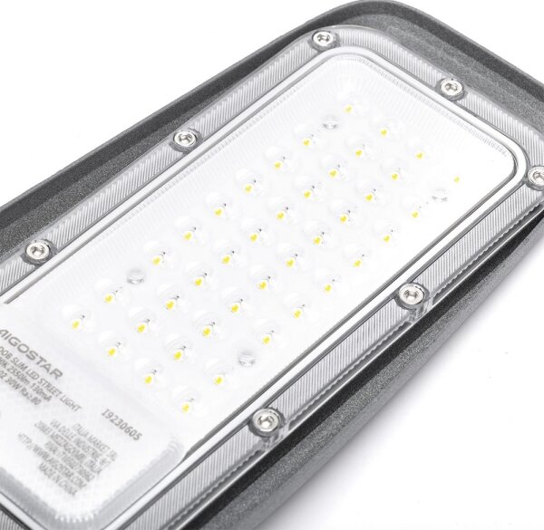 Aigostar - Lampă LED stradală SLIM, 30W, 230V, 6500K, IP65