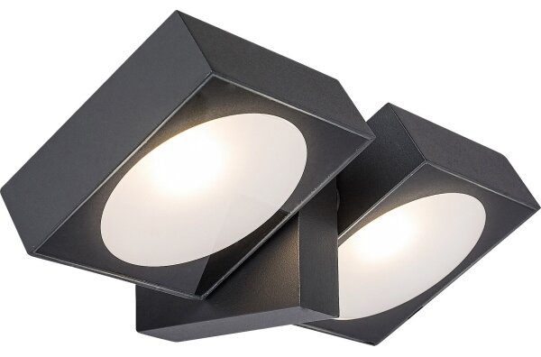 Aplică LED de exterior Rabalux 77101 TELDE 2xLED/7W/230V IP54 antracit