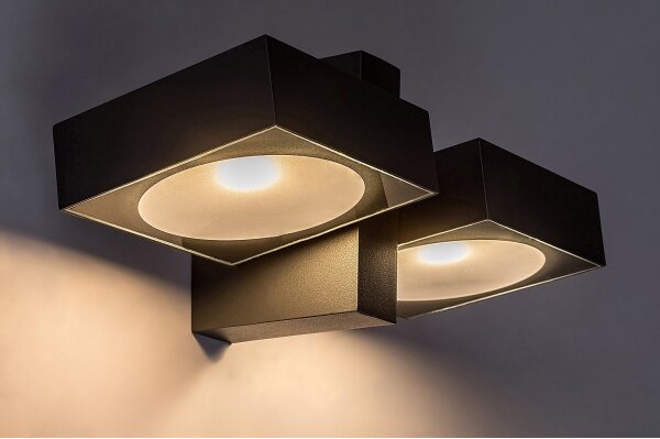 Aplică LED de exterior Rabalux 77101 TELDE 2xLED/7W/230V IP54 antracit