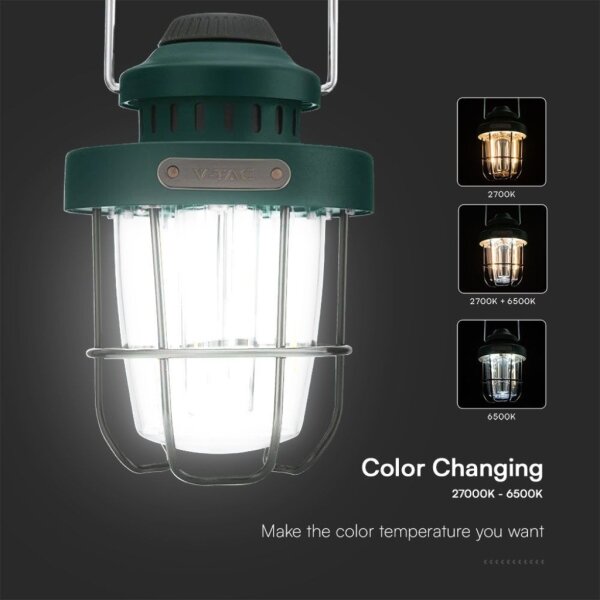 Pendul LED dimabil de exterior LED/5W/5V 2700/6500K IP44