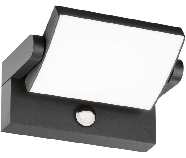 Aplică LED de exterior cu senzor Ideal Lux LED/20,5W/230V antracit