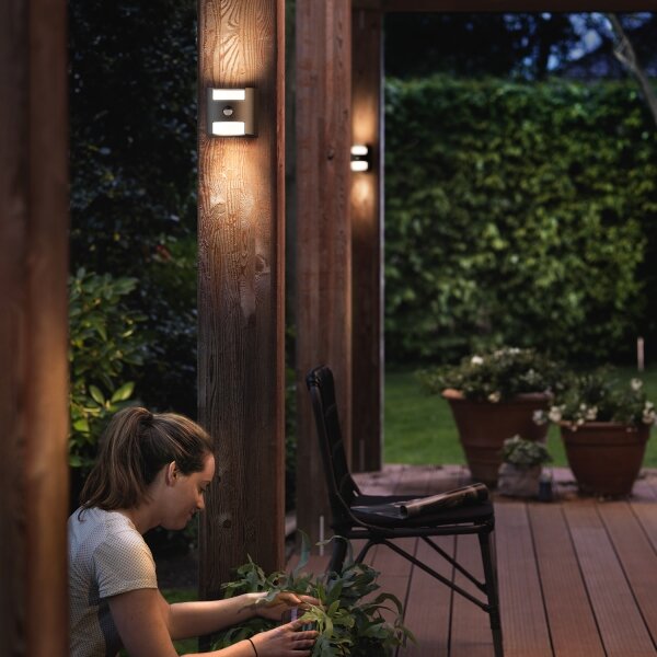 Corp de iluminat de exterior cu senzor Philips 17322/93/16 GRASS 2xLED/4,5W/230V IP44