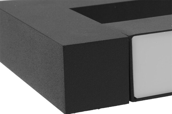 Aplică LED de exterior 2xLED/4W/230V IP54 30 cm negru