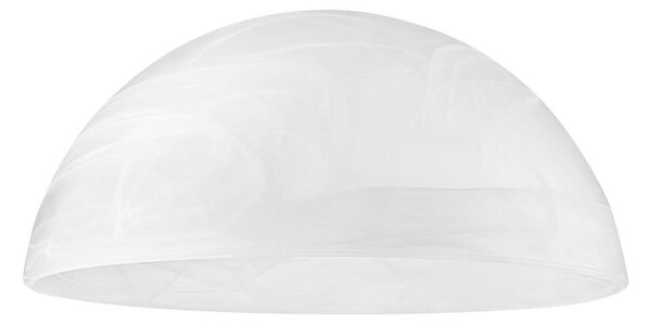 Abajur de rezervă din sticlă E27 130x300 mm alb