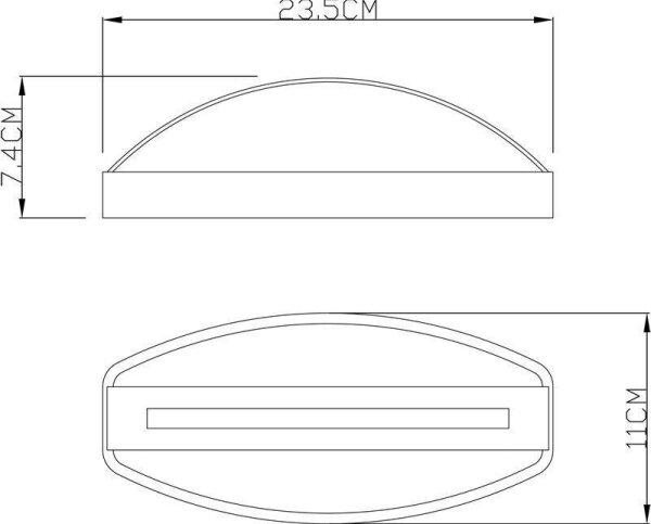 Aplică LED de exterior Deko-Light 731093 ERIDANI 13W/230V IP44 antracit